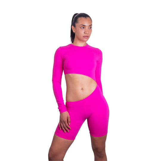 BLAIR ONE PIECE- HOT PINK